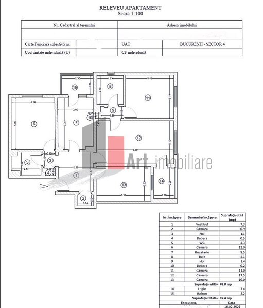 Apartament 4 camere zona Aparatorii Patriei\Berceni